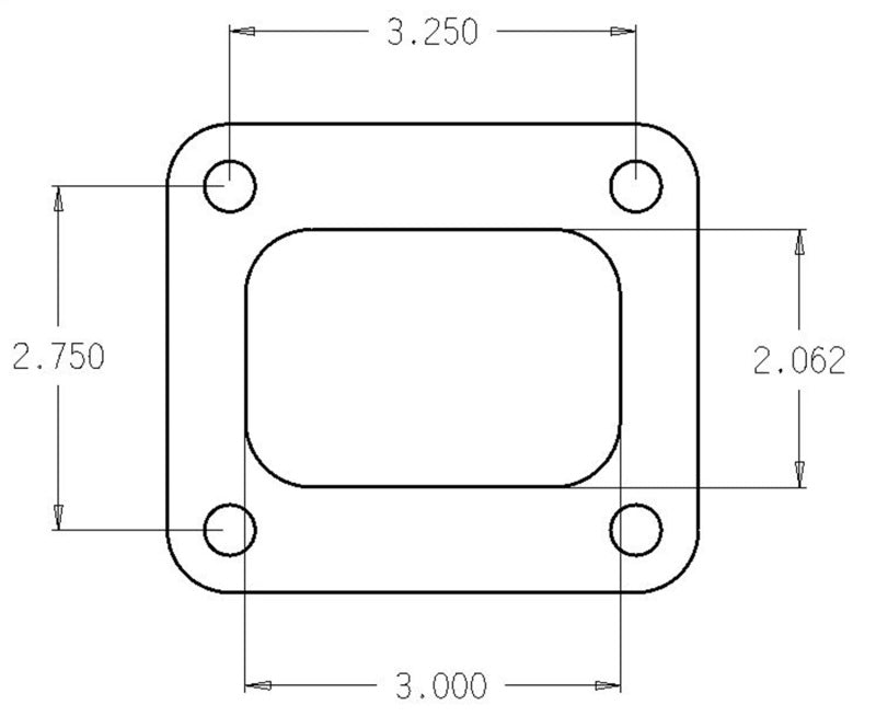 Cometic Gasket - Cometic Turbo FLG T4 Garrett Exh Inlet .010in Exhaust Gasket - Demon Performance