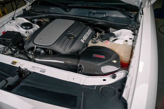 CORSA Performance - Corsa 11-23 Dodge Challenger/Charger 5.7L V8 Carbon Fiber Open Element Air Intake - Dry - Demon Performance