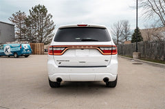 CORSA Performance - Corsa 11-23 Dodge Durango Xtreme 2.5in Cat-Back Dual Rear Exit w/ Single 4.5in Black PVD Tips - Demon Performance