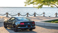 CORSA Performance - Corsa 15-16 Ford Mustang GT 5.0 3in Cat Back Exhaust Black Quad Tips (Xtreme) - Demon Performance