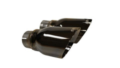CORSA Performance - Corsa 15-17 Dodge Charger R/T Pursuit Valance 2.5in Inlet / 4in Outlet Black PVD Tip Kit - Demon Performance