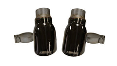 CORSA Performance - Corsa 15-17 Dodge Charger R/T Pursuit Valance 2.5in Inlet / 4in Outlet Black PVD Tip Kit - Demon Performance