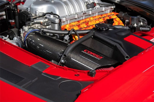 CORSA Performance - Corsa 19-21 Dodge Challenger SRT/Hellcat/Redeye/Demon Carbon Fiber Air Intake w/ MaxFlow 5 Oil Filt. - Demon Performance