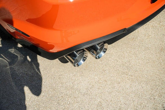 CORSA Performance - Corsa 20-22 Ford Mustang GT500 3.0in Dual Rear Exit Catback w/ Twin 5.0in Pol. Straight Cut Pro Tip - Demon Performance