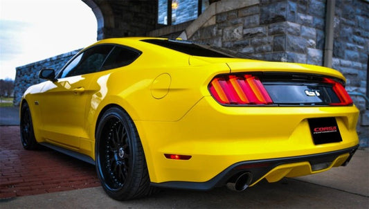 CORSA Performance - Corsa 2015 Ford Mustang GT 5.0 3in Axle Back Exhaust, Black Dual 4.5in Tip *Sport* - Demon Performance