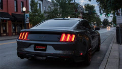 CORSA Performance - Corsa 2015 Ford Mustang GT 5.0 3in Cat Back Exhaust Black Dual Tips (Sport) - Demon Performance