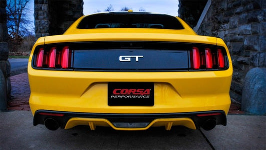 CORSA Performance - Corsa 2015 Ford Mustang GT Fastback 5.0 3in Xtreme Cat Back Exhaust w/ Dual Black 4.5in Tips - Demon Performance