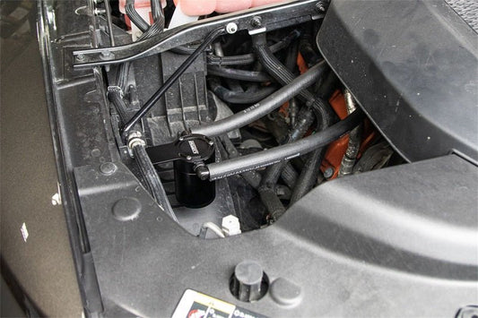 CORSA Performance - Corsa 21-22 Dodge Ram TRX Crew Cab Aluminum Oil Catch Can w/Mounting Bracket - Demon Performance