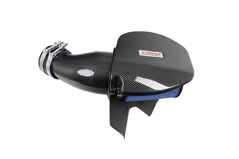 CORSA Performance - Corsa 21-23 Dodge Challenger/Charger 6.4L V8 Carbon Fiber Open Element Air Intake - Oiled - Demon Performance