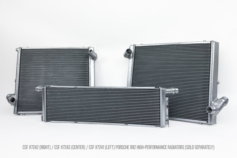 CSF - CSF 2019+ 992.1/992.2 Porsche 911(3.0LT Base/T/S/4/4S/GTS/4 GTS) High Perf Center Aluminum Radiator - Demon Performance