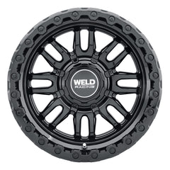 Weld Off-Road Swift 17x9in - 5x114.3 / 5x127 BP - ET-12 - 78.1mm CB - Gloss Black Wheel & Ring