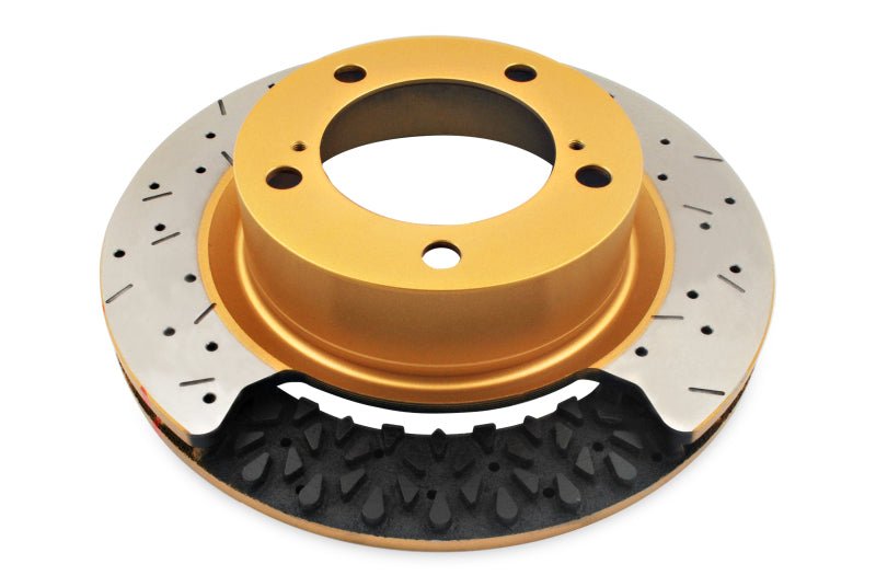 DBA - DBA 02-08 Porsche 911 (w/Iron Rotor) Front 4000 Series Drilled & Slotted Rotor - Demon Performance