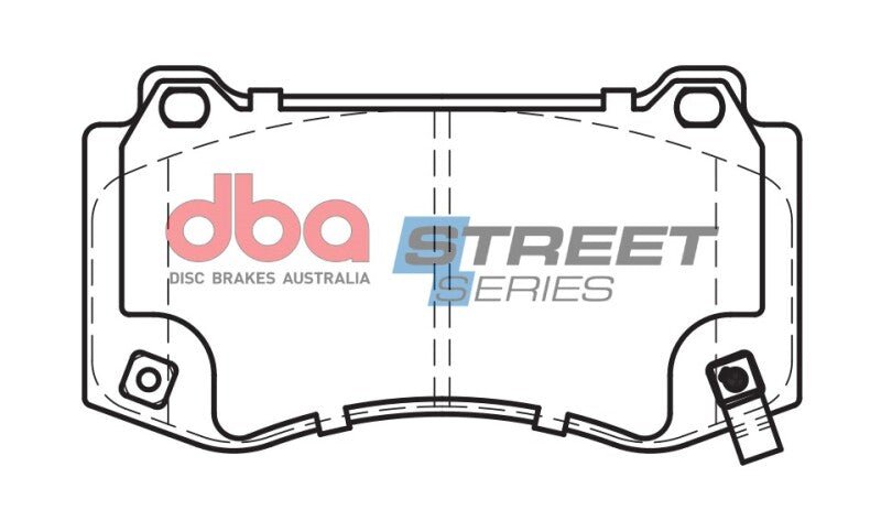 DBA - DBA 05 - 23 Chrysler 300 C SRT8 Front Street Series Brake Pads - Demon Performance