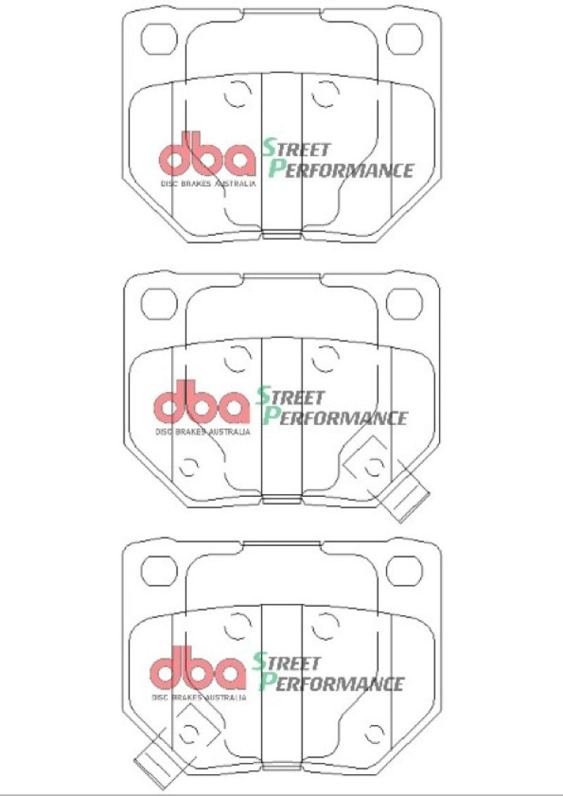 DBA - DBA 06-07 Subaru WRX SP500 Rear Brake Pads - Demon Performance