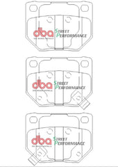 DBA - DBA 06-07 Subaru WRX SP500 Rear Brake Pads - Demon Performance