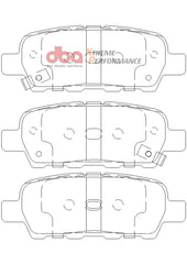 DBA - DBA 07-13 Nissan Sentra XP650 Rear Brake Pads - Demon Performance