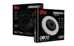 DBA - DBA 08 - 09 Charger / Magnum / Challenger SRT8 w/ Brembo Front Slotted 4000 Series Rotor - Demon Performance