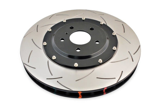 DBA - DBA 09 - 11 Nissan GTR R - 35 Front Slotted 5000 Series 2 Piece Rotor Assembled w/ Black Hat - Demon Performance