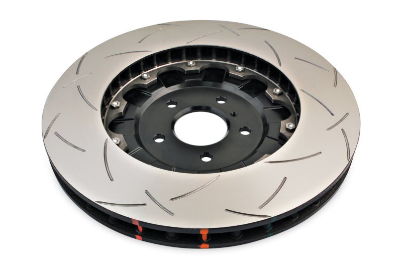 DBA - DBA 09-11 Nissan GTR R-35 Front Slotted 5000 Series 2 Piece Rotor Assembled w/ Black Hat - Demon Performance