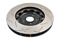 DBA - DBA 09-11 Nissan GTR R-35 Front Slotted 5000 Series 2 Piece Rotor Assembled w/ Black Hat - Demon Performance