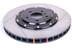DBA - DBA 09-11 Nissan GTR R-35 Front Slotted 5000 Series 2 Piece Rotor Assembled w/ Black Hat - Demon Performance