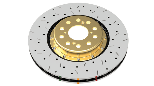 DBA - DBA 09 - 24 Nissan GTR Rear 5000 Series Drilled & Slotted Ring - Demon Performance