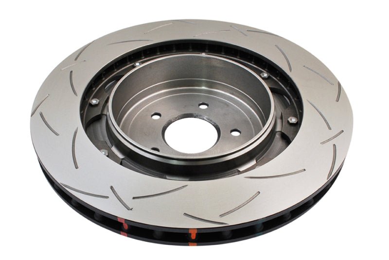 DBA - DBA 09+ Nissan GTR R - 35 Rear Slotted 5000 Series 2 Piece Rotor Assembled w/ Black Hat - Demon Performance