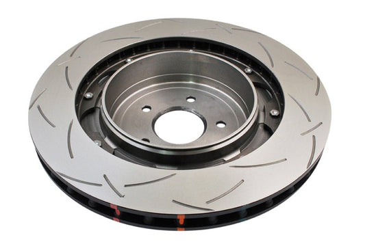 DBA - DBA 09+ Nissan GTR R - 35 Rear Slotted 5000 Series 2 Piece Rotor Assembled w/ Black Hat - Demon Performance