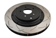 DBA - DBA 09+ Nissan GTR R-35 Rear Slotted 5000 Series 2 Piece Rotor Assembled w/ Black Hat - Demon Performance