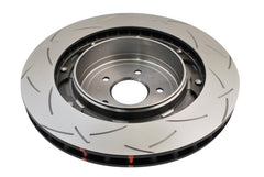 DBA - DBA 09+ Nissan GTR R-35 Rear Slotted 5000 Series 2 Piece Rotor Assembled w/ Black Hat - Demon Performance