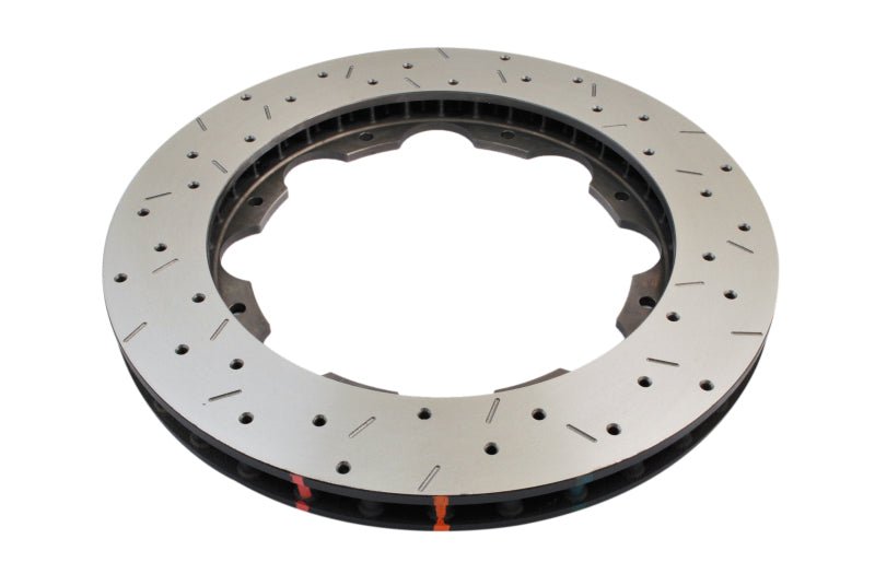 DBA - DBA 09+ Nissan GTR Rear Drilled & Slotted 5000 Series Brembo Direct Replacement Rotor - Demon Performance