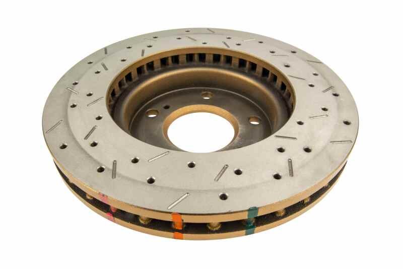 DBA - DBA 7/90 - 96 Turbo/6/89 - 96 Non - Turbo 300ZX Front Drilled & Slotted 4000 Series Rotor - Demon Performance