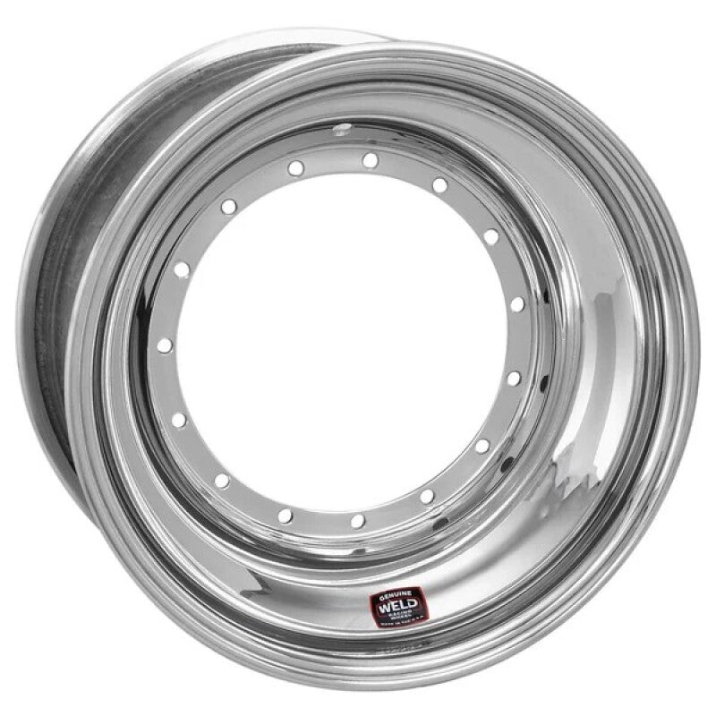 Weld Sprint Direct Mount 15x8 / 5x9.75 BP / 4in. BS Polished Assembly - No Beadlock / 6-Dzus Cover