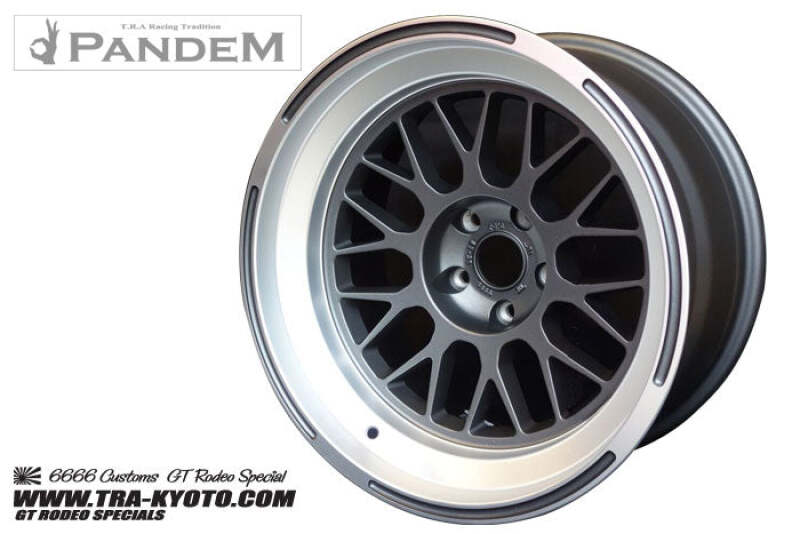 GReddy Pandem 6666 Wheel 18x9 +6 5-114 - Gunmetal