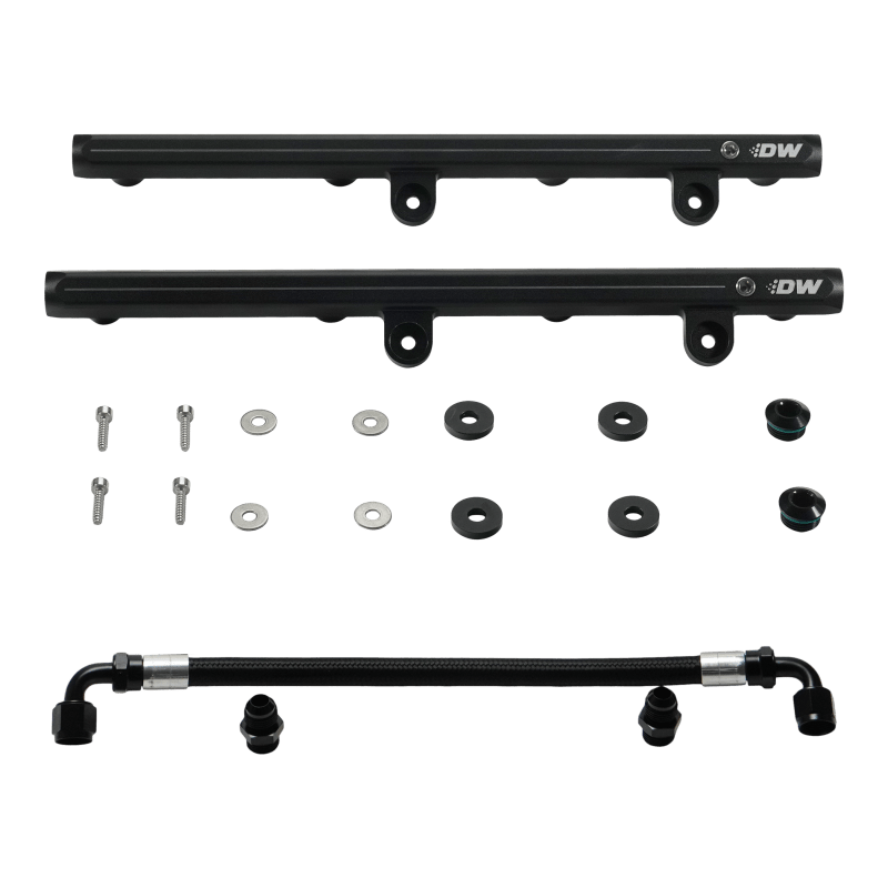 DeatschWerks - DeatschWerks 05 - 23 Dodge and Chrysler Hemi Fuel Rails w/ Crossover - Demon Performance