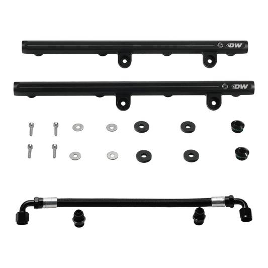 DeatschWerks - DeatschWerks 05 - 23 Dodge and Chrysler Hemi Fuel Rails w/ Crossover - Demon Performance