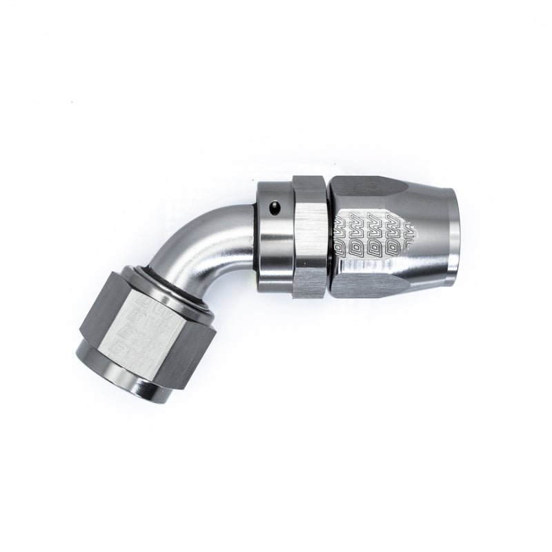 DeatschWerks - DeatschWerks 10AN Female Swivel 60-Degree Hose End CPE - Anodized Titanium - Demon Performance