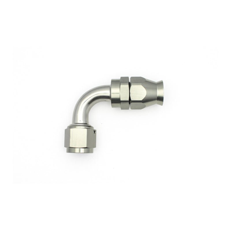 DeatschWerks - DeatschWerks 10AN Female Swivel 90-Degree Hose End PTFE (Incl. 1 Olive Insert) - Demon Performance