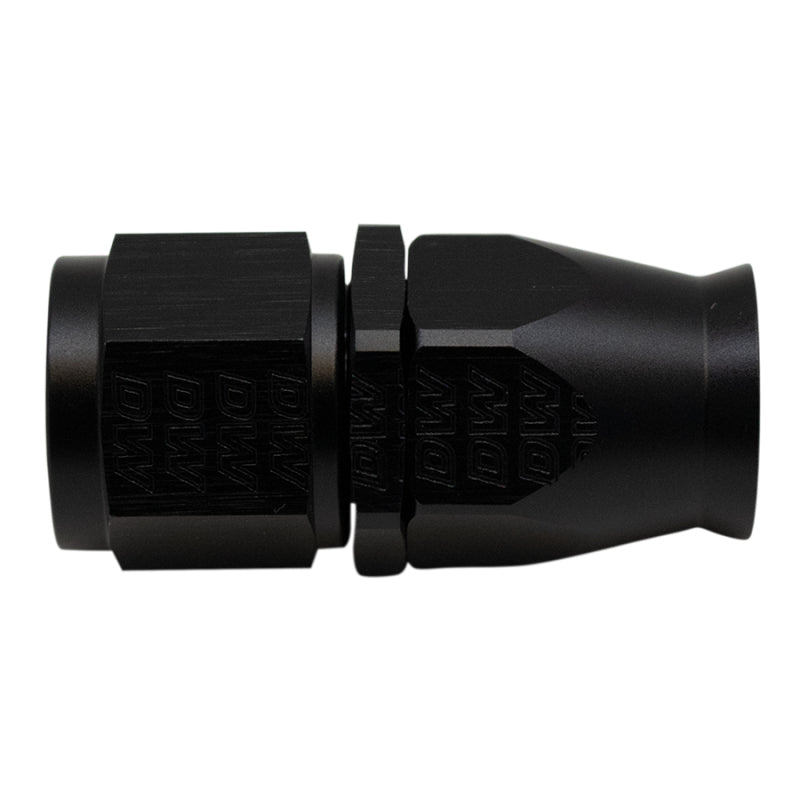 DeatschWerks - DeatschWerks 10AN Female Swivel Straight Hose End PTFE (Incl 1 Olive Insert) - Anodized Matte Black - Demon Performance
