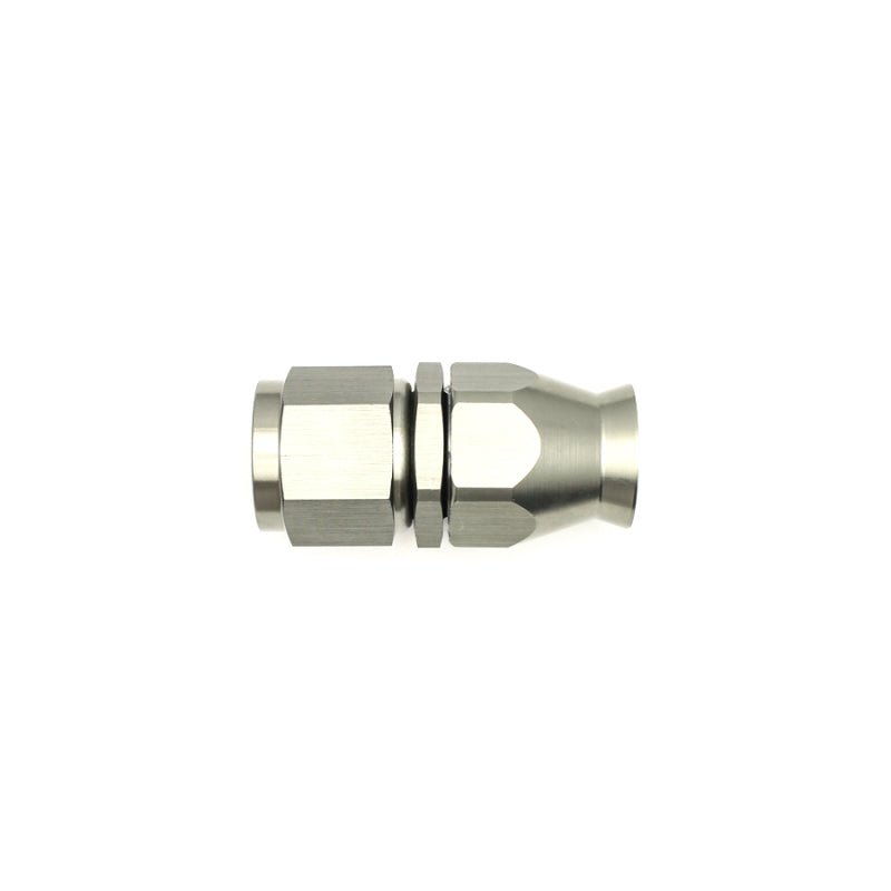 DeatschWerks - DeatschWerks 10AN Female Swivel Straight Hose End PTFE (Incl 1 Olive Insert) - Anodized Matte Black - Demon Performance