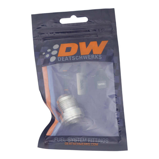DeatschWerks - DeatschWerks 10AN Male Flare Aluminum Weld On Fitting - Demon Performance