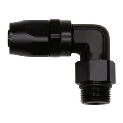 DeatschWerks - DeatschWerks 10AN ORB Female Swivel 90-Degree Hose End CPE - Anodized Matte Black - Demon Performance