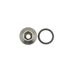 DeatschWerks - DeatschWerks 10AN ORB Male Plug Low Profile Internal Allen/Hex (Incl O-Ring) - Anodized Matte Black - Demon Performance