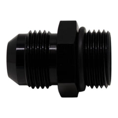 DeatschWerks - DeatschWerks 10AN ORB Male to 10 AN Male Flare Adapter (Incl O-Ring) - Anodized Matte Black - Demon Performance