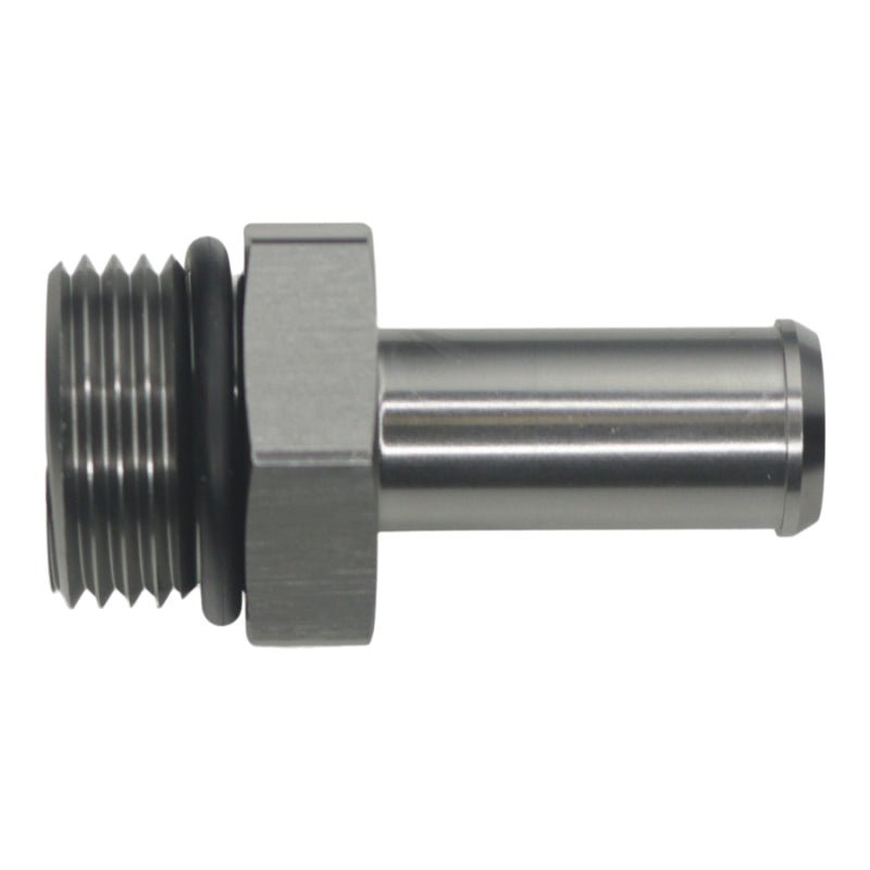 DeatschWerks - DeatschWerks 10AN ORB Male to 1/2in Male Barb Fitting - Anodized DW Titanium - Demon Performance