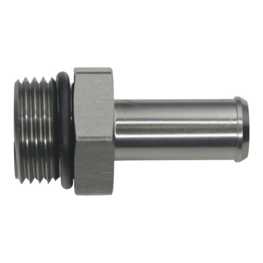 DeatschWerks - DeatschWerks 10AN ORB Male to 1/2in Male Barb Fitting - Anodized DW Titanium - Demon Performance