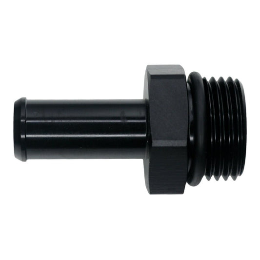 DeatschWerks - DeatschWerks 10AN ORB Male to 1/2in Male Barb Fitting - Anodized Matte Black - Demon Performance