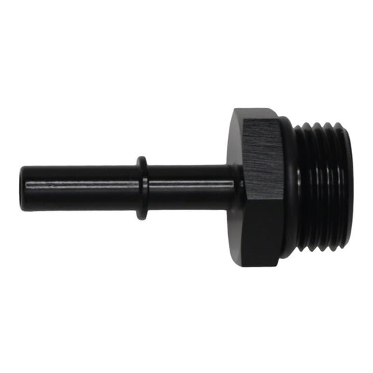 DeatschWerks - DeatschWerks 10AN ORB Male to 5/16in Male EFI Quick Connect Adapter - Anodized Matte Black - Demon Performance