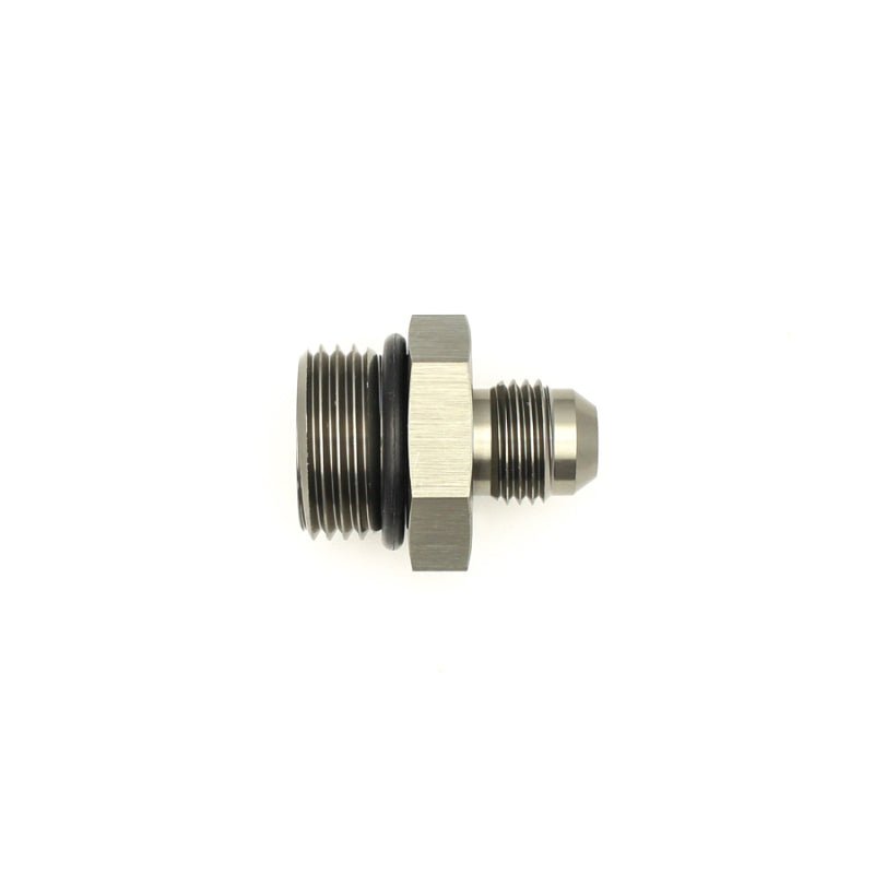 DeatschWerks - DeatschWerks 10AN ORB Male to 6AN Male Flare Adapter (Incl O-Ring) - Anodized Matte Black - Demon Performance