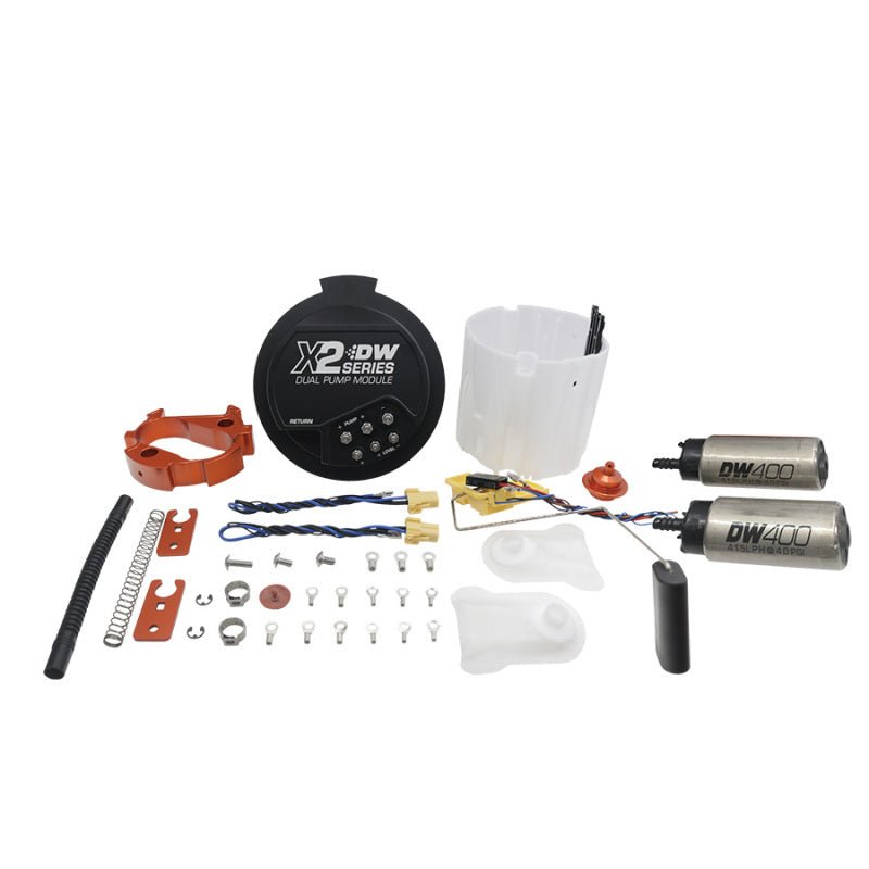 DeatschWerks - DeatschWerks 2006+ Hemi X2 Series Fuel Pump Module w/ Dual DW400 Pumps - Demon Performance